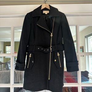 Michael Kors black trench coat - S